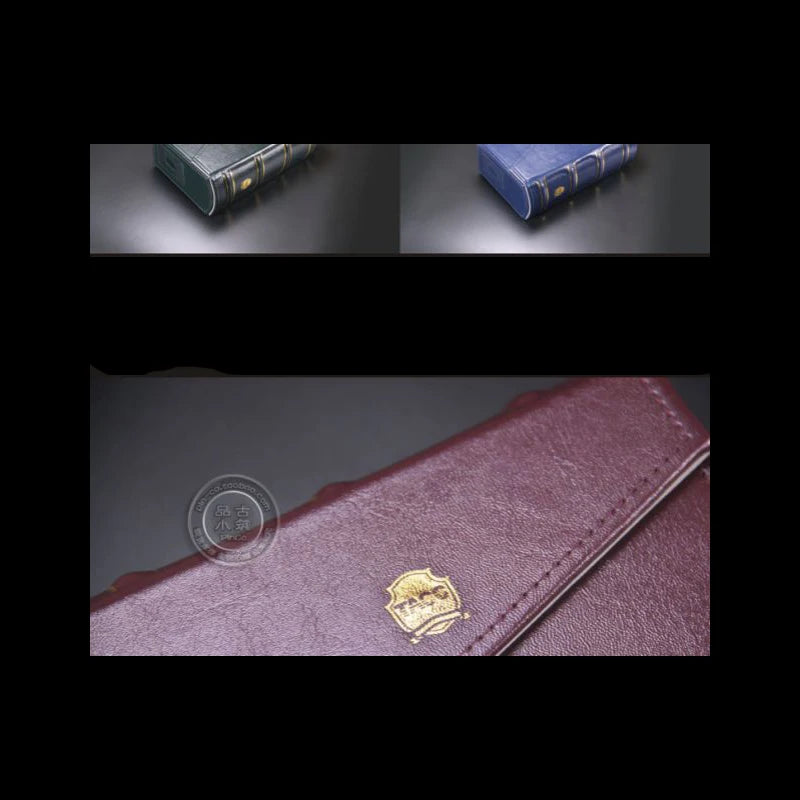 Coins Gifts Case Organizer PMG Graded Banknotes Currency Holder Folder PU Leather Collection Box Paper Money Protective