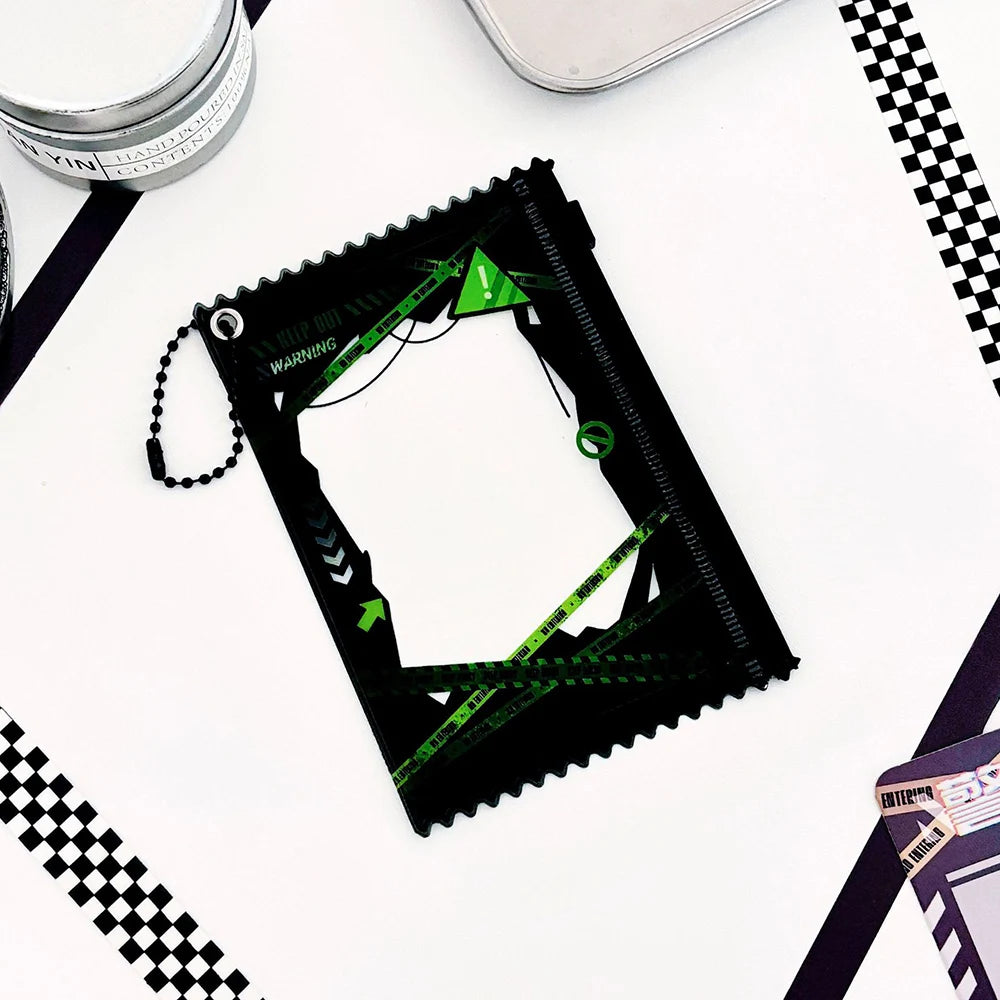 INS Transparent Candy Bag Badge Holder Korean Photocard Holder Display Bag Pendant Idol Photo Card Protective Cover