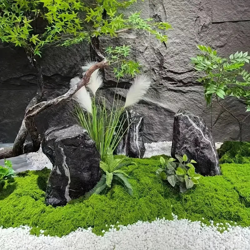 100cm*100cm Articiaifl moss carpet aquascape bionic turf fake moss micro-landscaping arrangement lawn bonsai potted