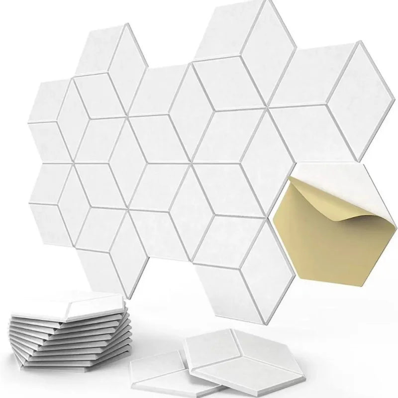 Kitchen Self-Adhesive Soundproof Panels Wall Noise Reduction Soundproof Foam Is Ideal Studios Music Rooms And Office