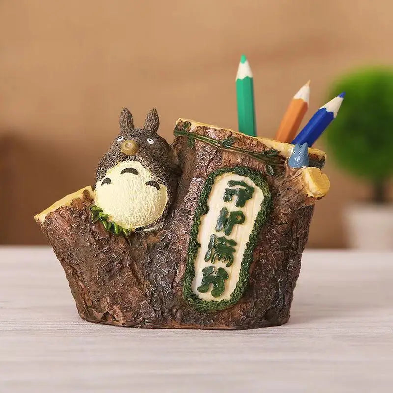 Creative ins unicorn cartoon cute primary and secondary school students pen holder resin gift birthday gift for boys