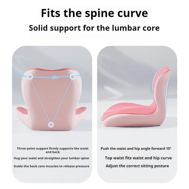 Upgrade ’L’ Shape Memory Foam Orthopedic Cushion Comfort Ergonomic Design Back Coccyx Pillow Car Seat Office Chair Pain