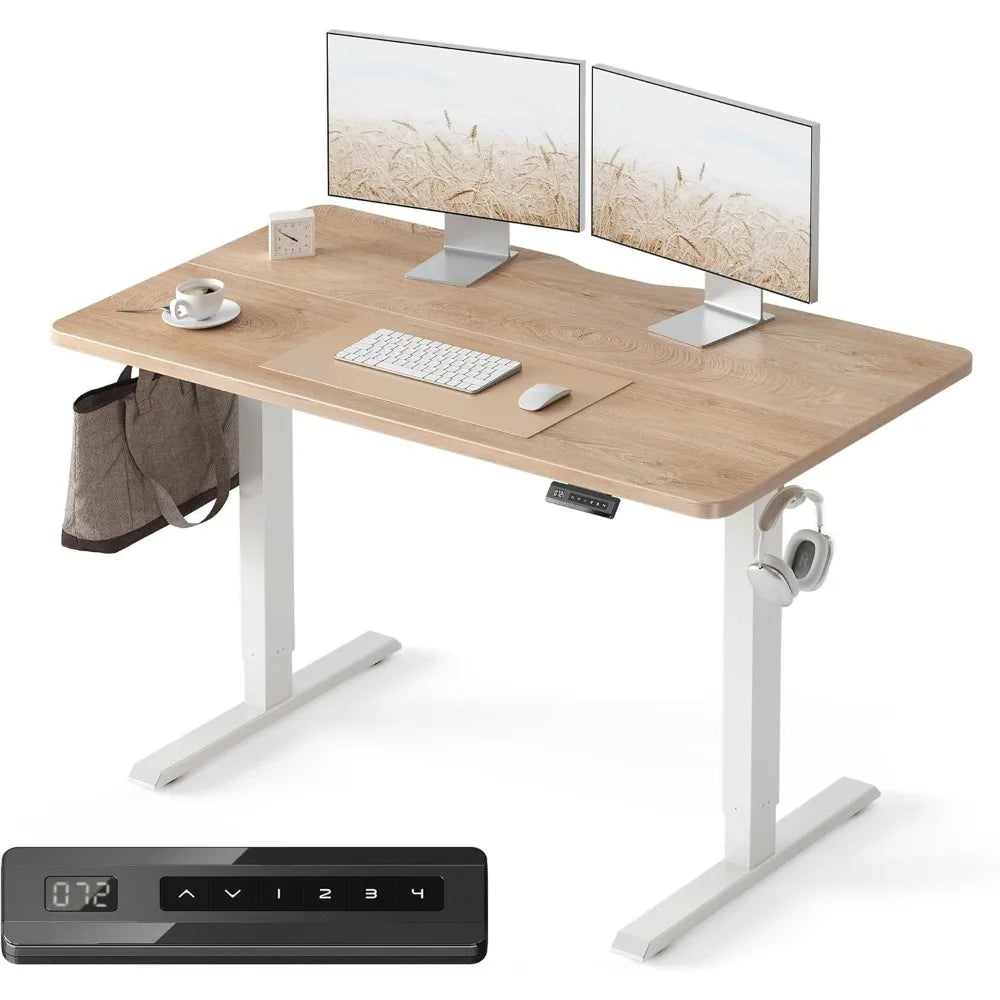 standing-desk-48-24-inches-electric-height-adjustable-sit-and-stand-up-computer-office-desk-with-splice-board-white