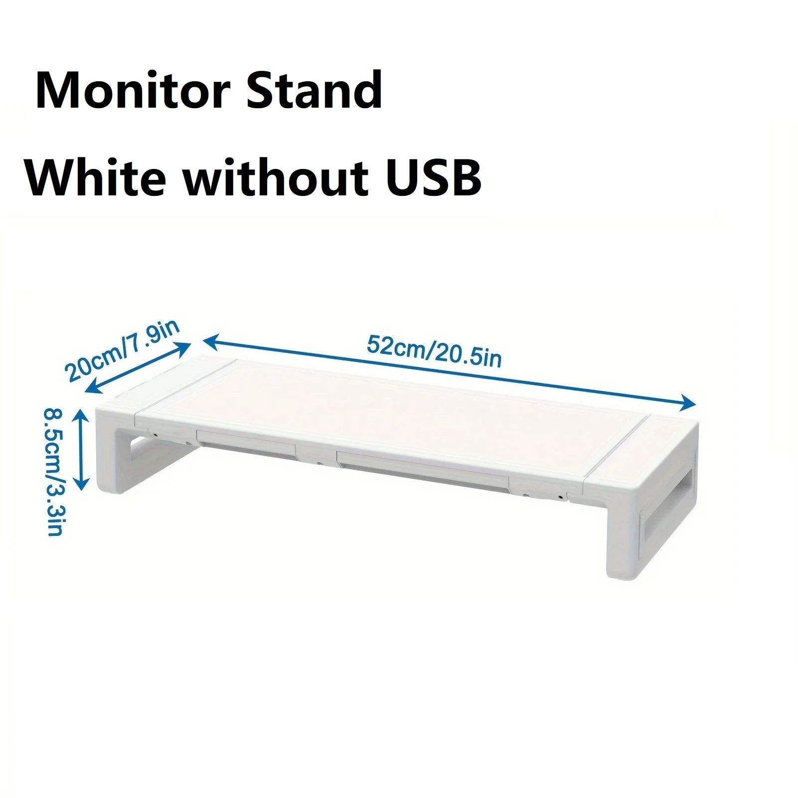 Monitor Stand Riser With USB3.0 Foldable Height Adjustable Computer Stand Desk Shelf Riser with Storage Drawer &Tablet
