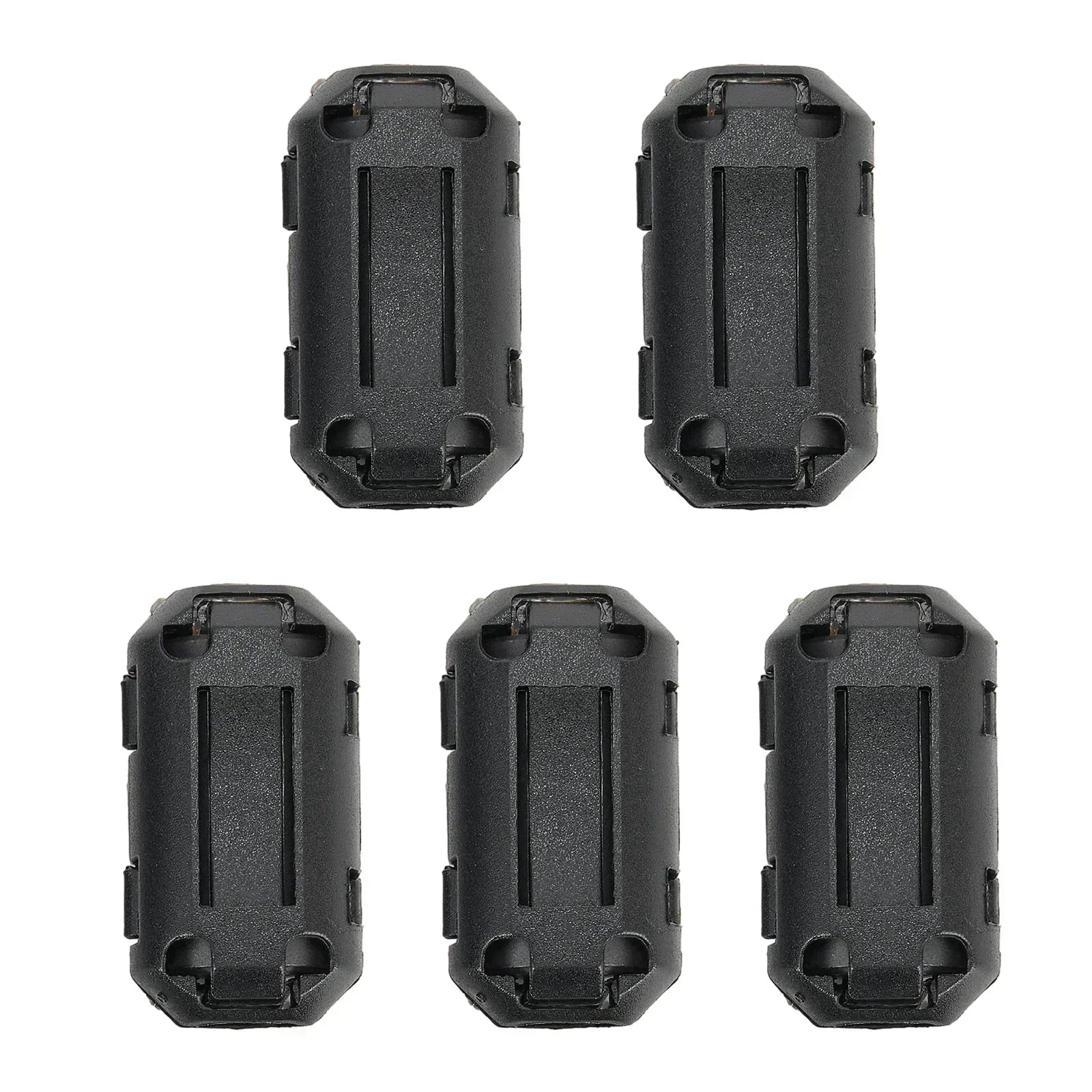 5pcs 3.5/5/7/9/13mm Toroidal Core Ferrite Bead Clip RFI Noise Filter Clip Noise Filter For USB/Video Cable Power Cord