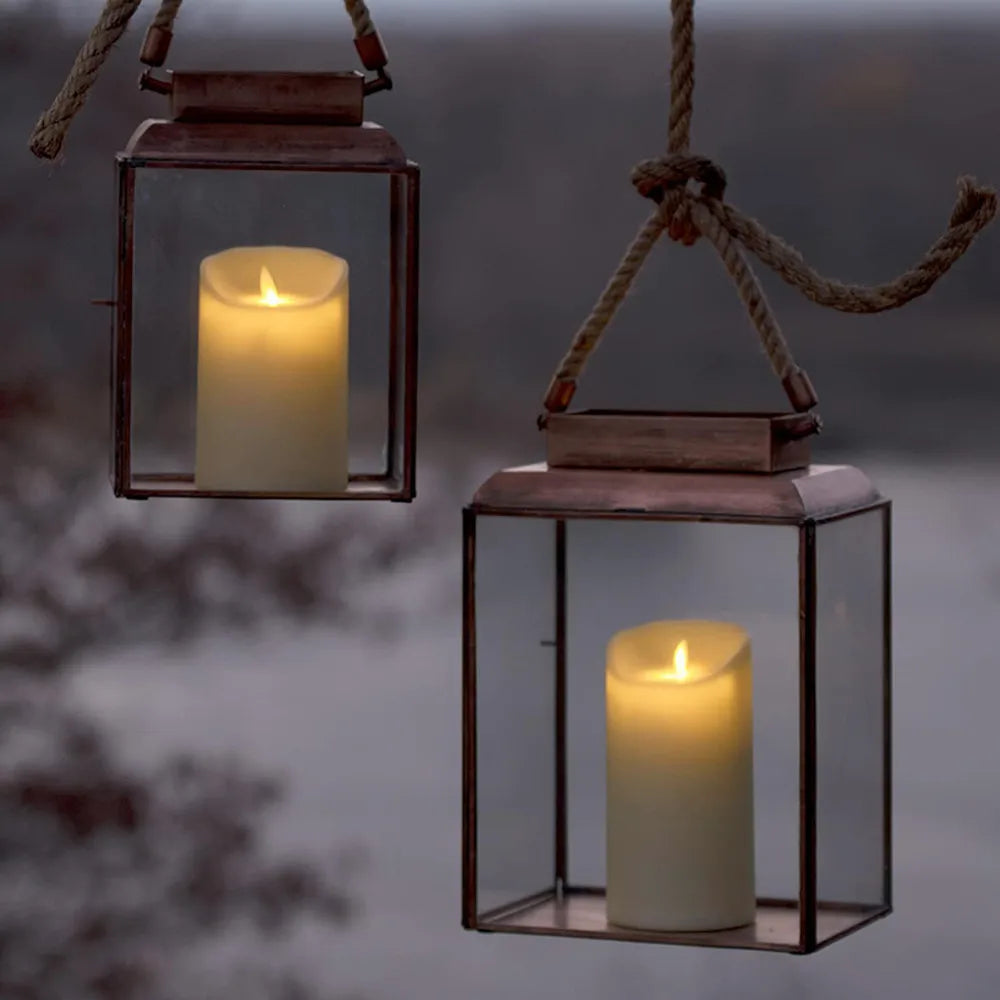 USB Rechargeable Flameless Electric Candles Moving Wick 3Pcs/Set Led Candles With Remote Home Bar Party Xmas Wedding