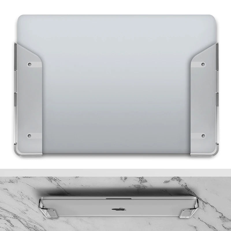 Under/wall-mounted Table Laptop Storage Stand Laptop Rack Charging Stand Tray Organizer Bracket Desktop For Ipad Tablet