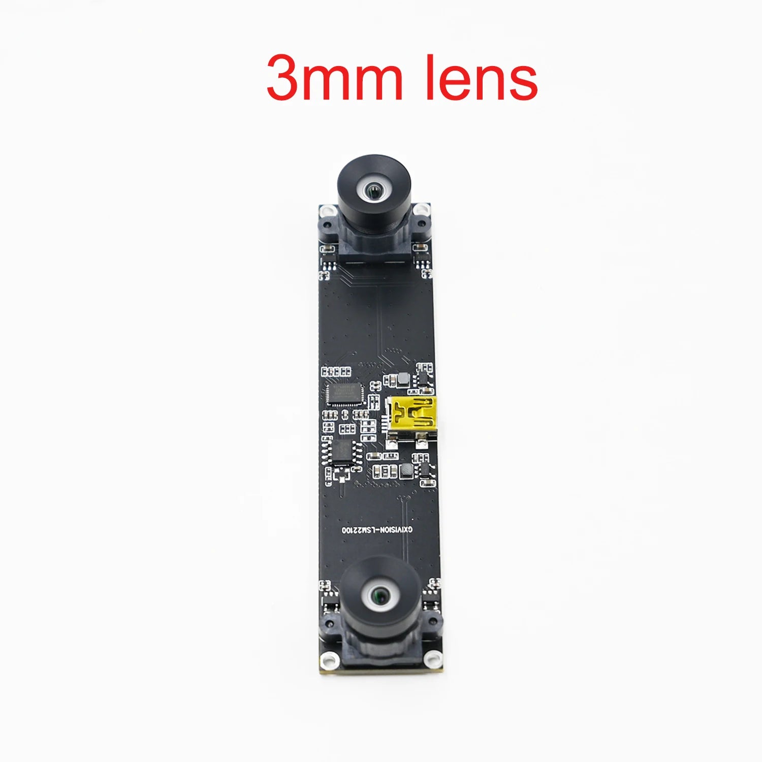 USB Camera Module Dual Lens 720P,Synchronization Same Frame,2560x720 30fps,Fixed Focus Webcam 2MP,For 3D Modeling VR