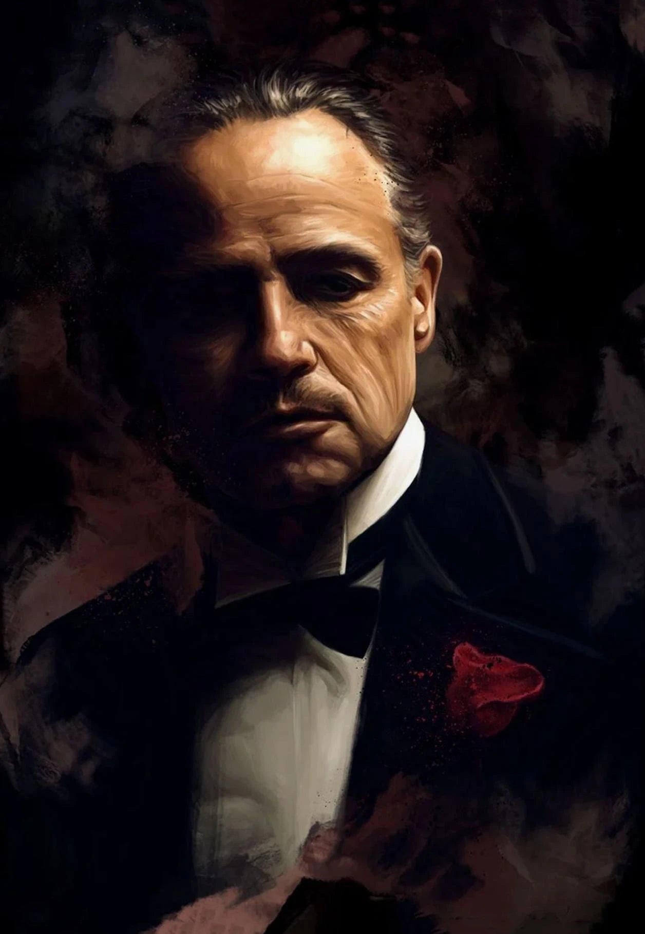 Hot Movie The Godfather Posters Prints Canvas Painting Wall Art Picture Living Room Cinema Office Home Decor - nn-11