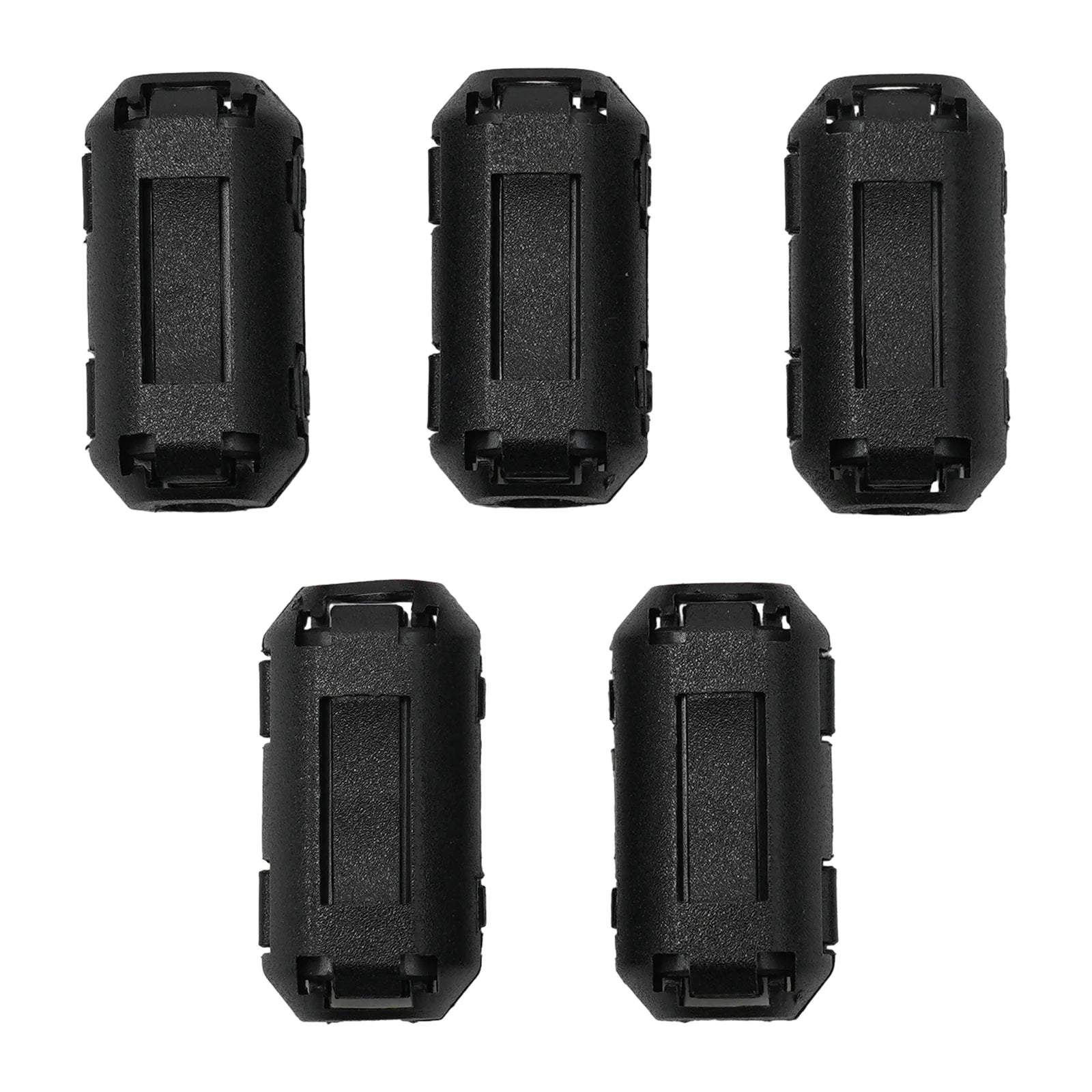 5pcs 3.5/5/7/9/13mm Toroidal Core Ferrite Bead Clip RFI Noise Filter Clip Noise Filter For USB/Video Cable Power Cord