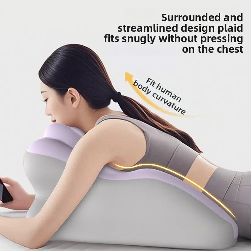 1pcs Memory Foam Bed Backrest Pillow - Reading & TV Lounge Support Adjustable Lumbar Cushion for Sofa Floor