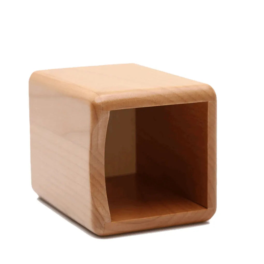 Wood Multi-Function Pencil Pot Lightweight Bamboo Pen Holder For Office Desks Eco-friendly - As Picture / CHINA