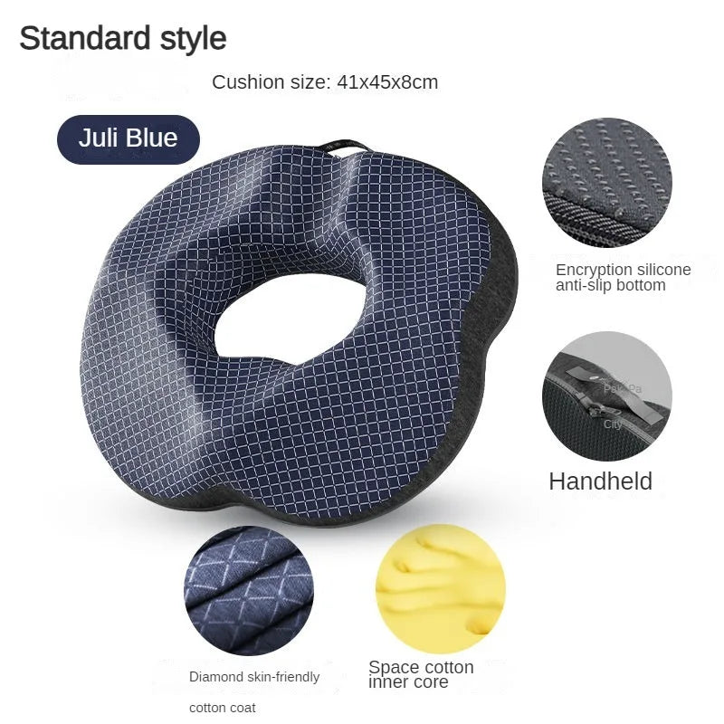 Donut Pillow Hemorrhoid Seat Cushion Tailbone Coccyx Orthopedic Medical Seat Prostate Chair for Memory Foam - Normal