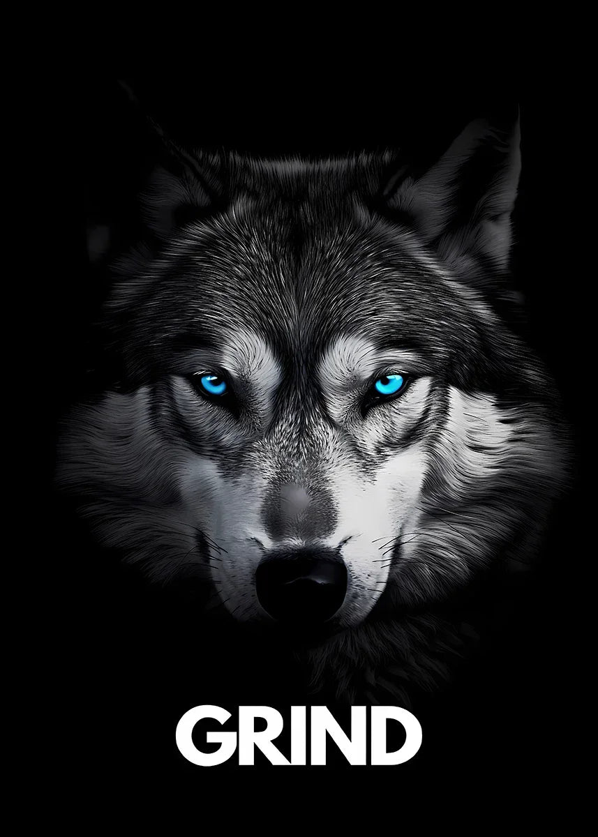 Animal Motivational Wall Art Lion Wolf Leopard Canvas Painting Entrepreneur Quotes Prints Posters Home Office Decor