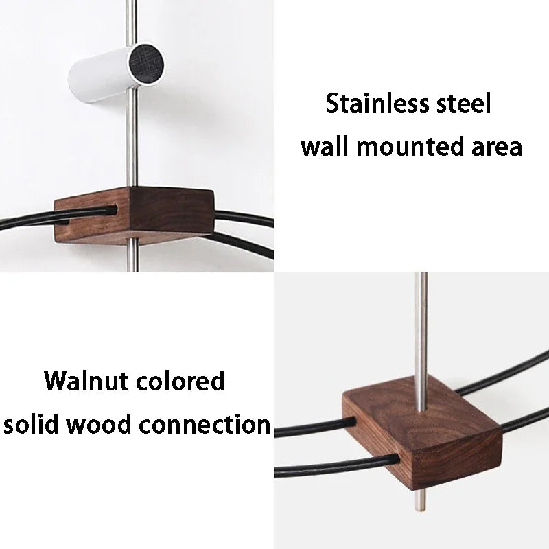 Spanish Minimalist Wall Clock Creative Luxury Living Room Art Clocks Solid Wood Pointer Large Wall Clock Silent