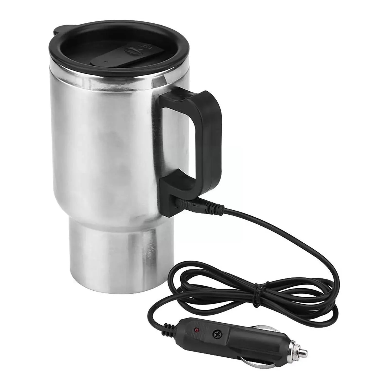 12V USB Car Electric kettle Stainless Steel Inner Tank Electric Heating Car Car Cup Cup Hot 450ml Heating Thermos Water