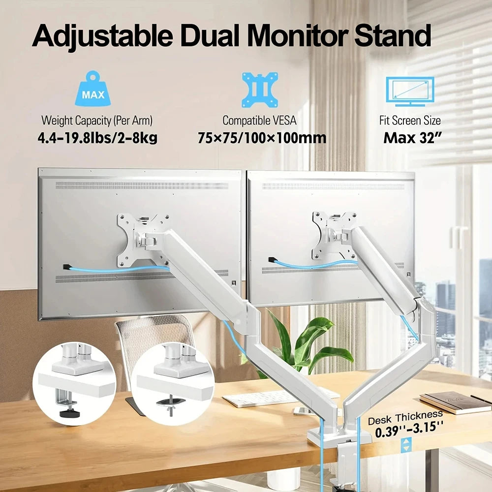 dual-monitor-up-to-32-inches-and-19-8-lbs-per-screen-mechanical-arm-desk-mount-vesa-100x100mm-height-adjustable-monitor-stand