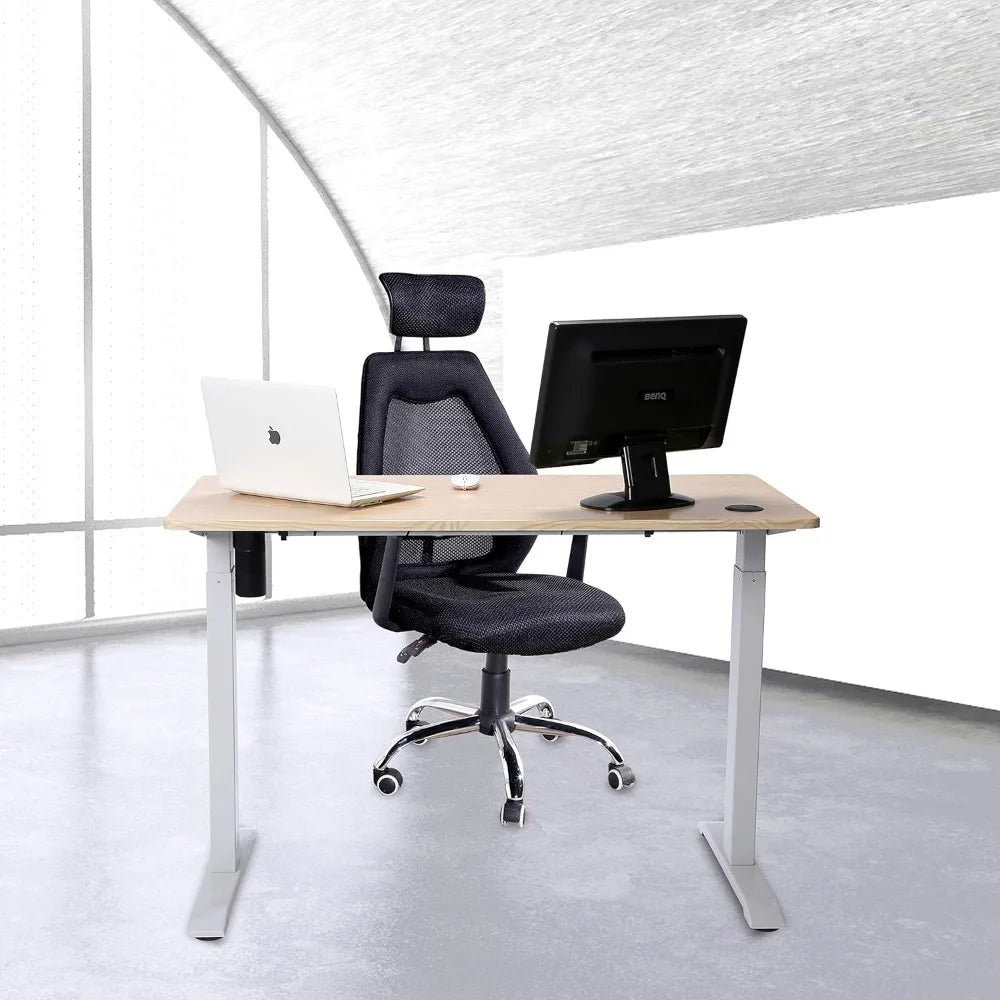 Electric Height Adjustable Standing Desk Electric Standing Workstation Sit Stand Home Office Desk Gaming Table