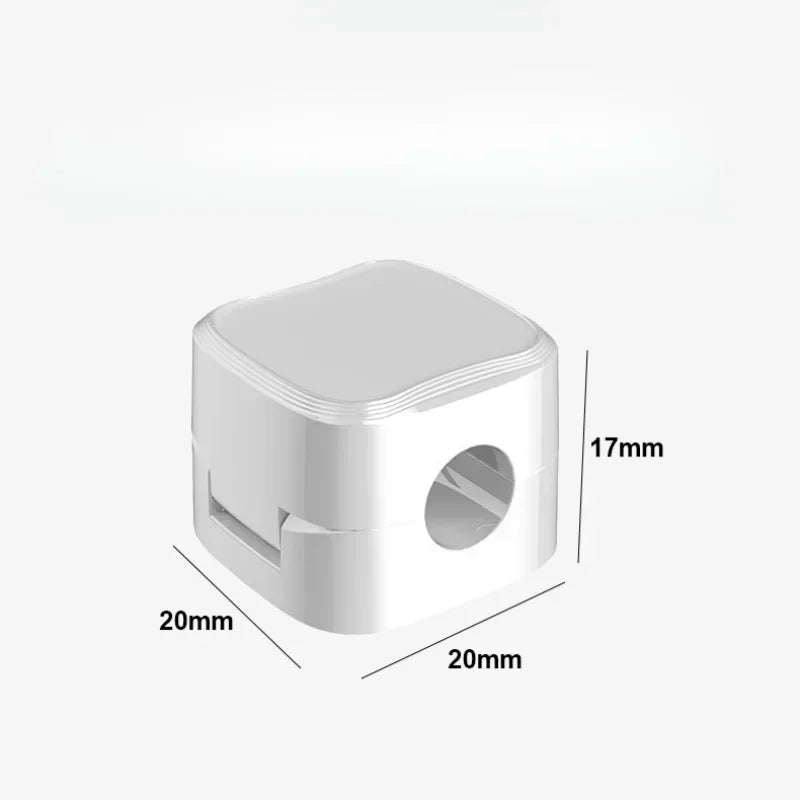 Adjustable Magnetic Cable Clips white Fixed Cabl Cord Holder Portable Cabling Smooth Management Wire Keeper Organizer