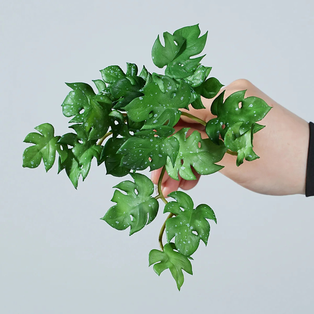 17CM Artificial Plant Mini Bouquets Copper Coin Grass Soft Rubber False Green Plants Wall Hung for Home Office Garden