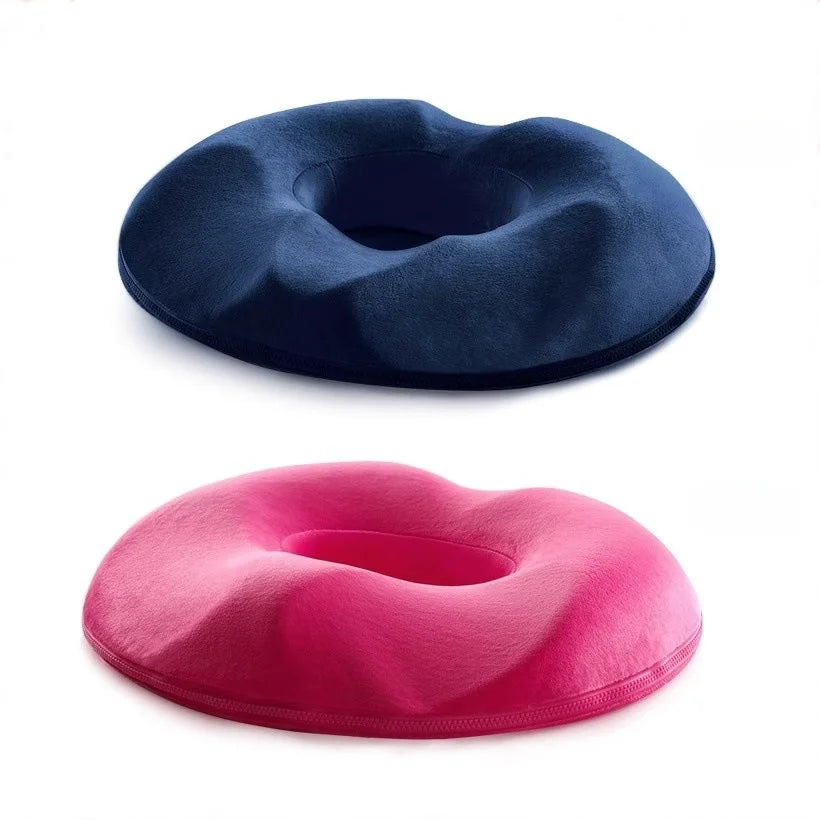 Memory Foam Donut Seat Cushion Comfort Sofa Tailbone Orthopedic Foam Anti Hemorrhoid Massage Tailbone Pillow for Car