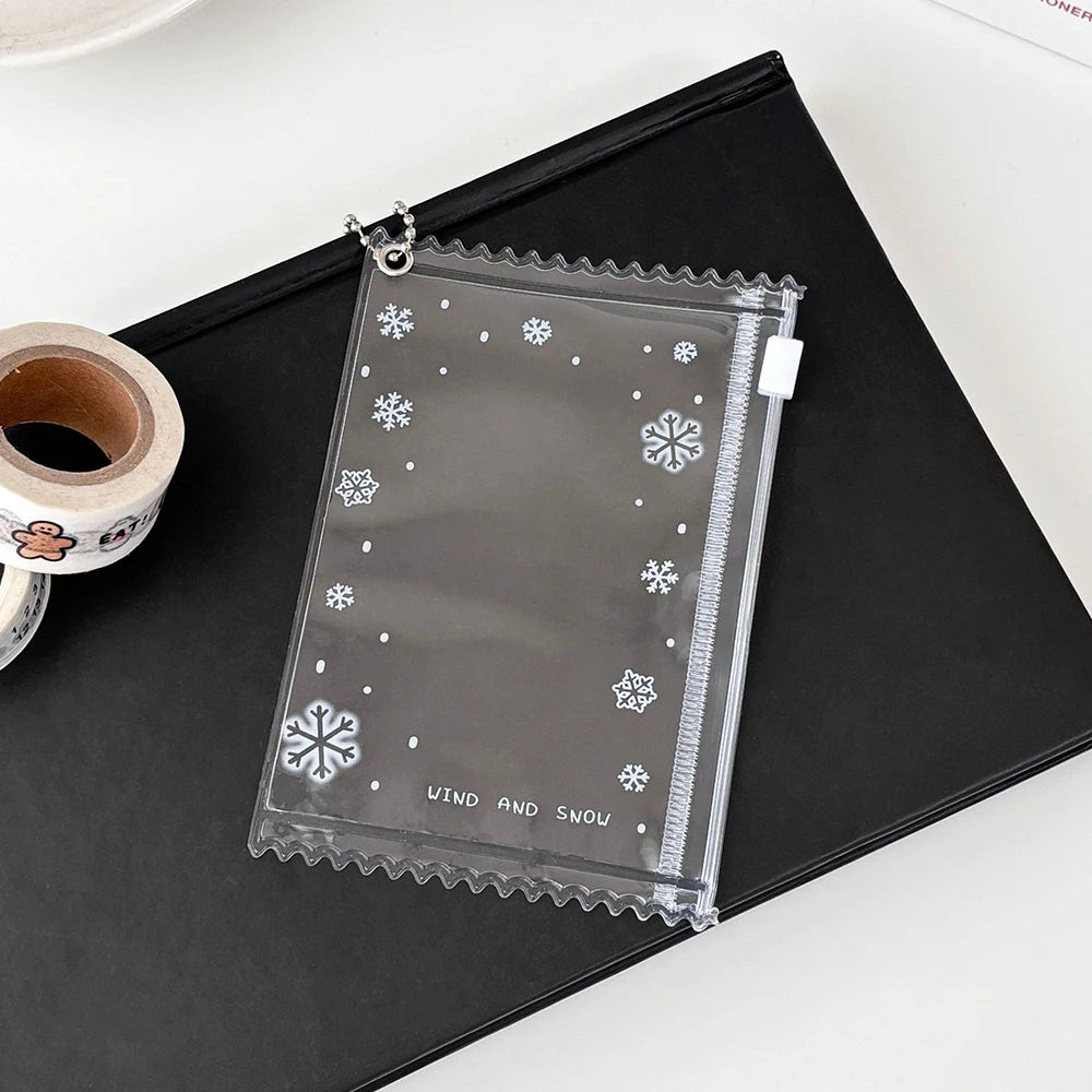 INS Transparent Candy Bag Badge Holder Korean Photocard Holder Display Bag Pendant Idol Photo Card Protective Cover