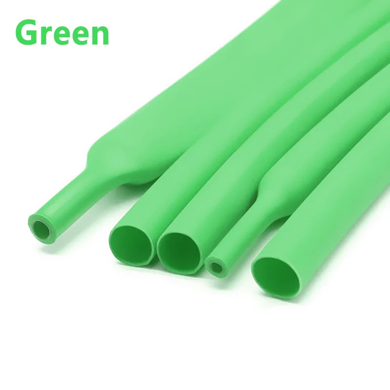 100 Meters/10M 3:1 Heat Shrink Tube Black with Glue Polyolefin Shrinking Assorted Ratio Adhesive Wire Cable Sleeving