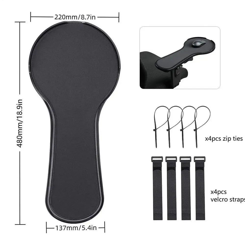 Armrest Desk Extender Computer Arm Support Pad Ergonomic Design Chair Attachment Extension Elbow Mat for Offices Home