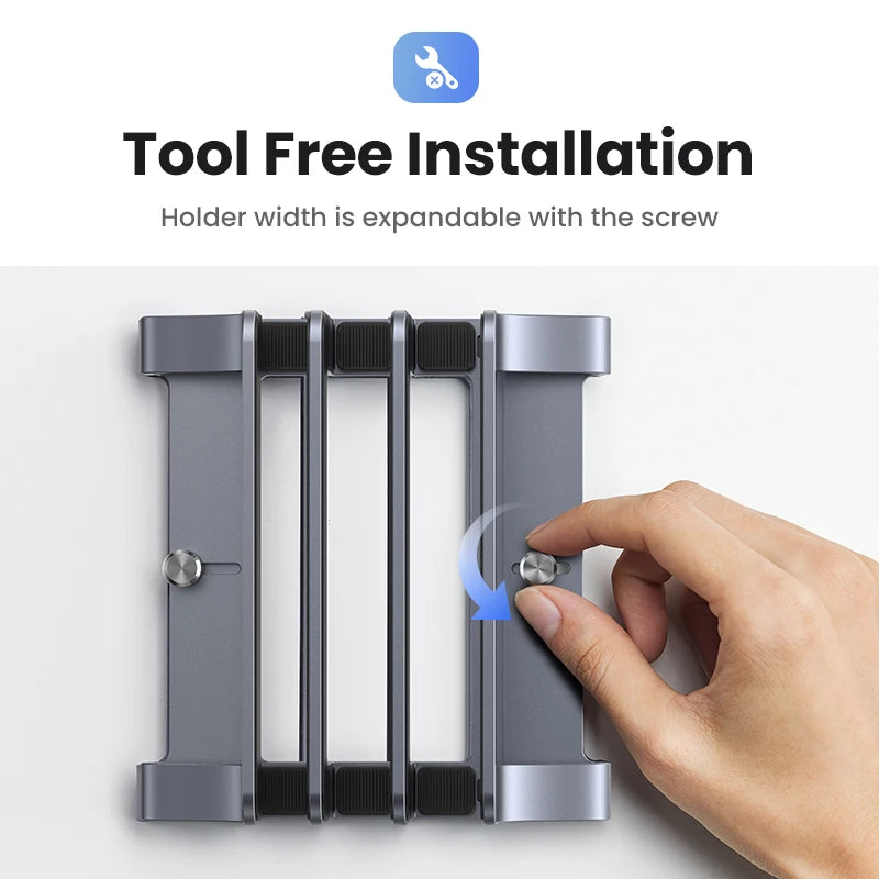 UGREEN Vertical Laptop Stand Holder For Macbook Pro Aluminum Foldable Notebook Stand Support Macbook Air Pro Laptop