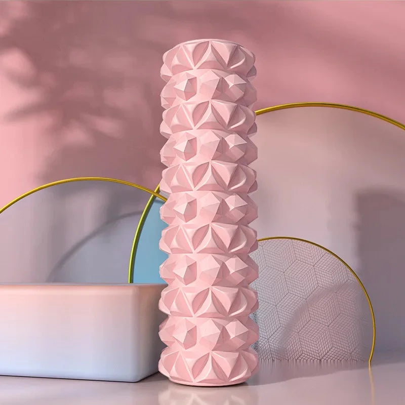 Diamond Foam Axle New Style Roller Slimming Legs Beauty Shaping Deep Massage Yoga Column Muscle Relaxation Equipment