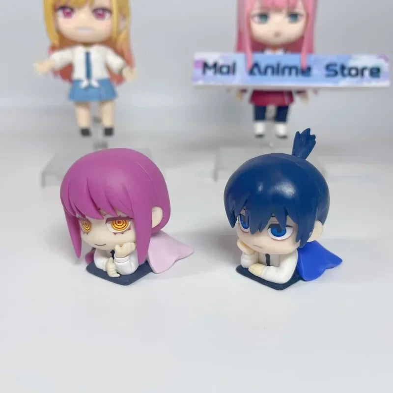 Chainsaw Man Denji Figure Sleeping Aki Decoration Kawaii Action Figurine Power Staue Anime Table Decor Desk Accessories