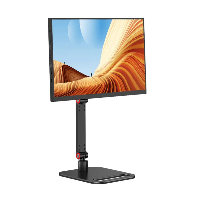 Metal Monitor Holder 100x100 75x75 VESA Mount Portable Stand Adjustable Desk Bracket for 14 to 24 inch Monitors