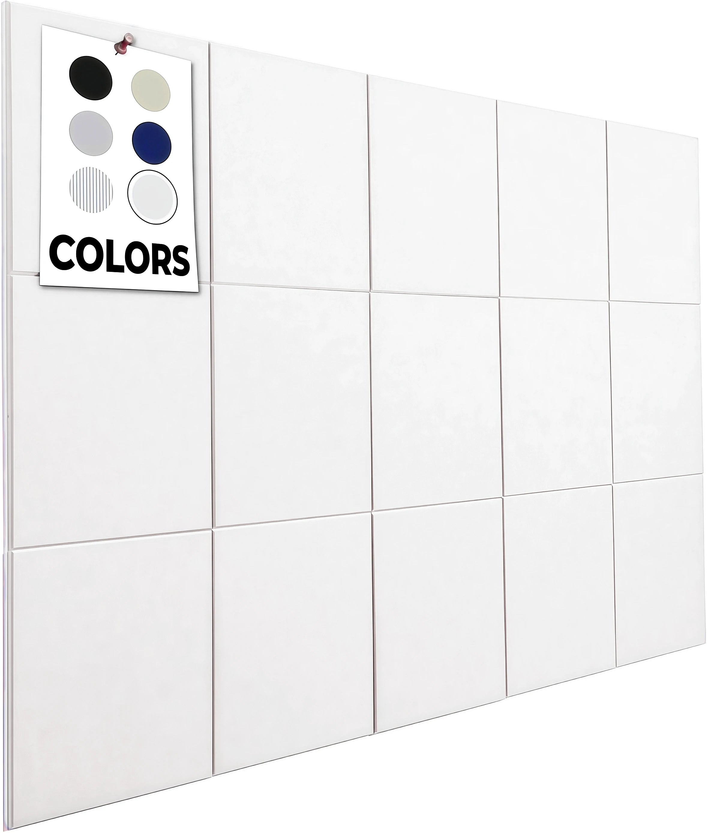 6/8/12/24PCS Large Cork Board Felt Board AlternativeTiles Self-Adhesive Wall Panels Bulletin Board Pin Board for Office