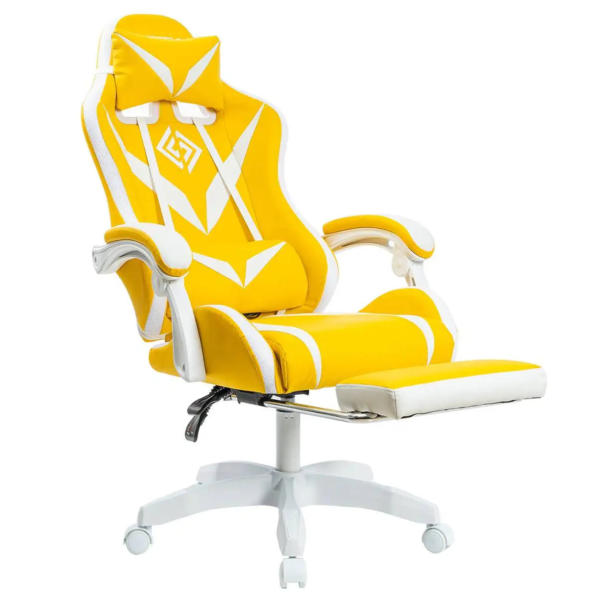 135 Degrees Gaming Chair RGB Light Office Chair Bluetooth Speaker Gamer Computer Chair Ergonomic Swivel 2 Point Massage