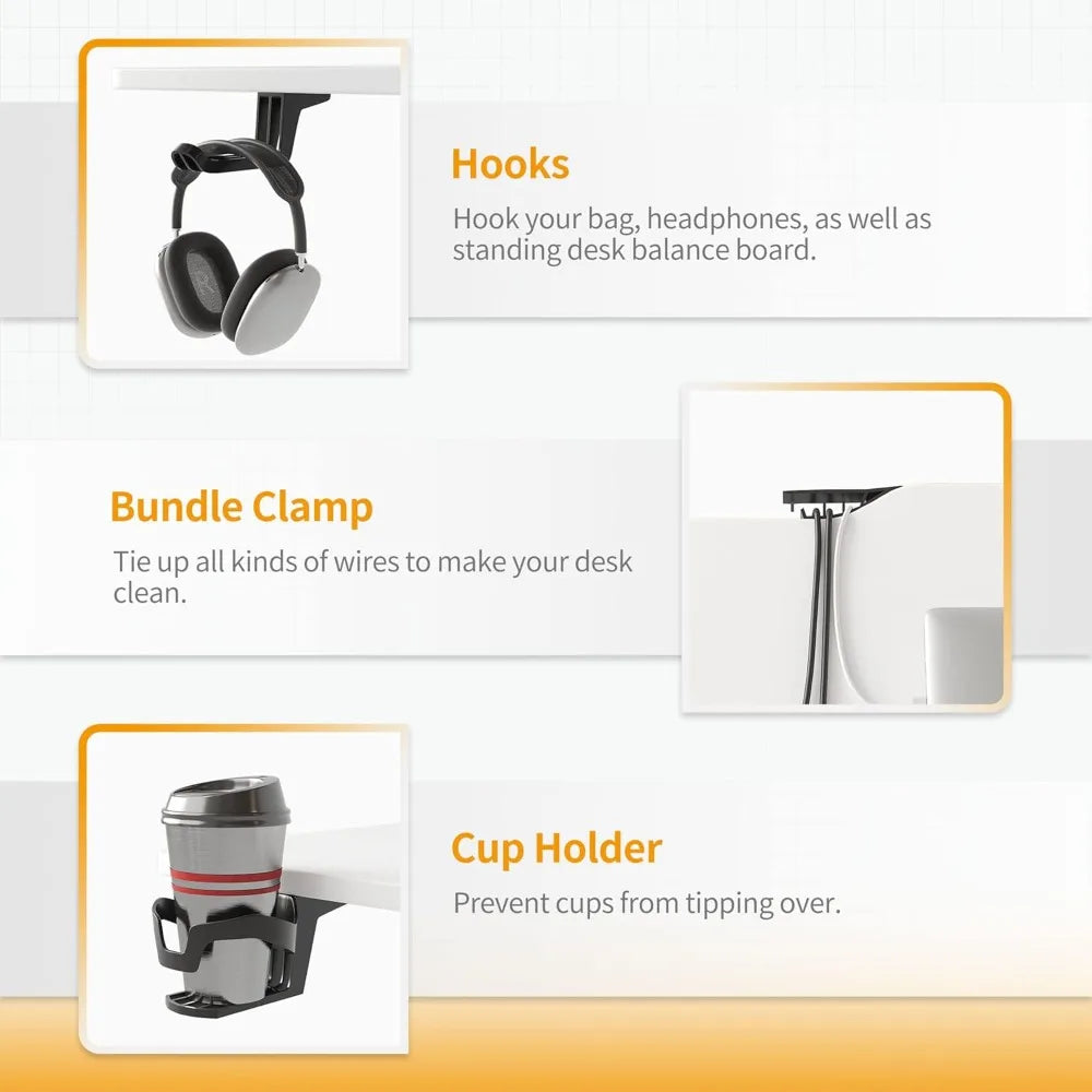 44x24 Inches Standing Desk,Height Adjustable Electric Standing Desk,Stand up Table,Sit Stand Home Office Desk