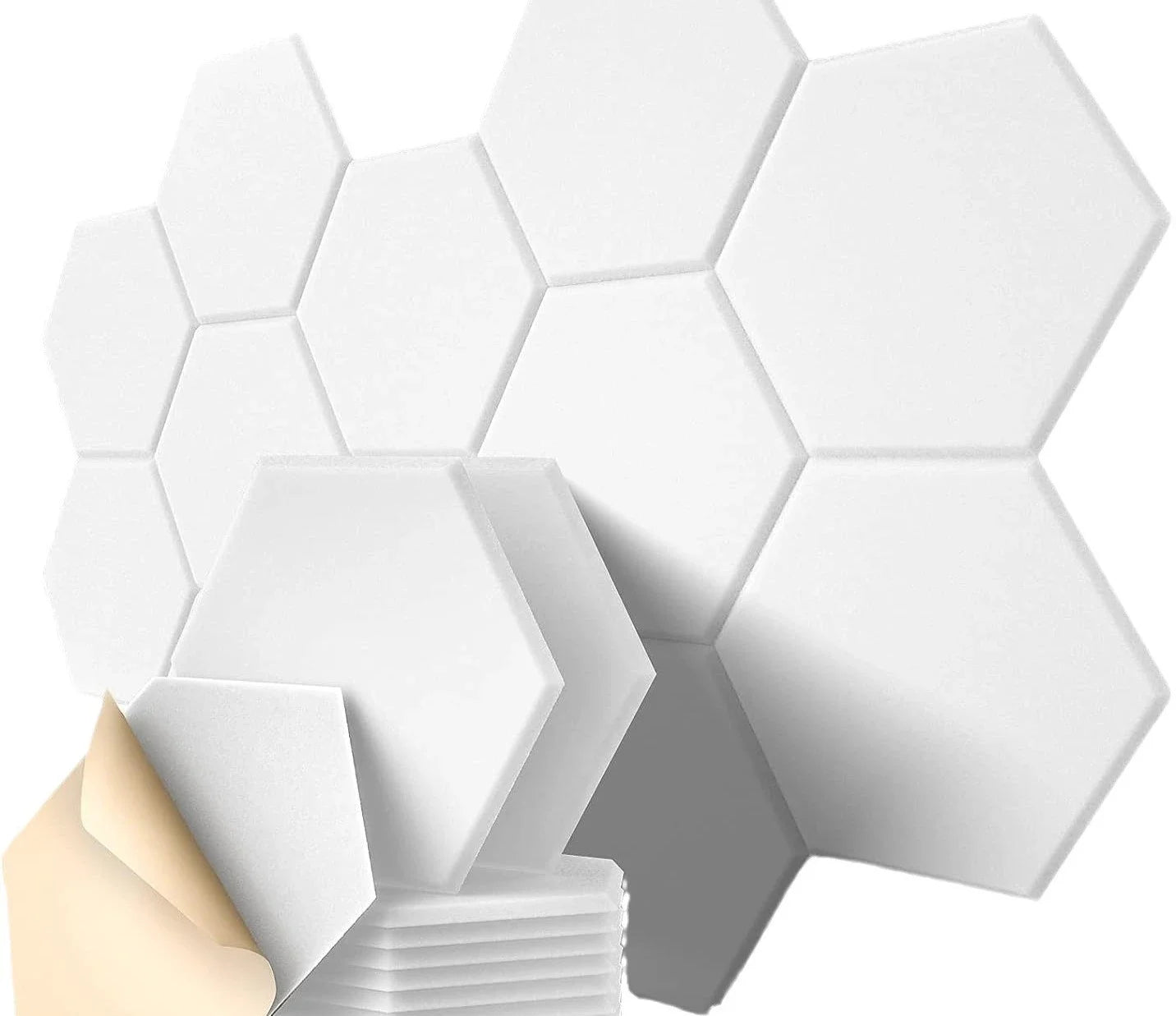 Kitchen Self-Adhesive Soundproof Panels Wall Noise Reduction Soundproof Foam Is Ideal Studios Music Rooms And Office