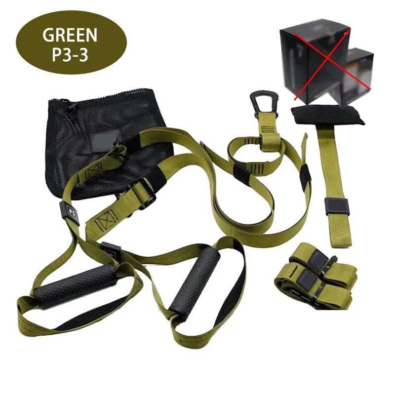 Hanging Training Strap Adjustable Fitness Band Chest Exercise Strap Pull Rope Resistance Band Set Home Gym Exercise