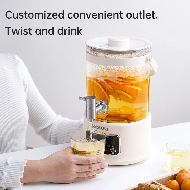 Intelligent constant-temperature electric kettle with large capacity suitable for brewing flower and fruit tea