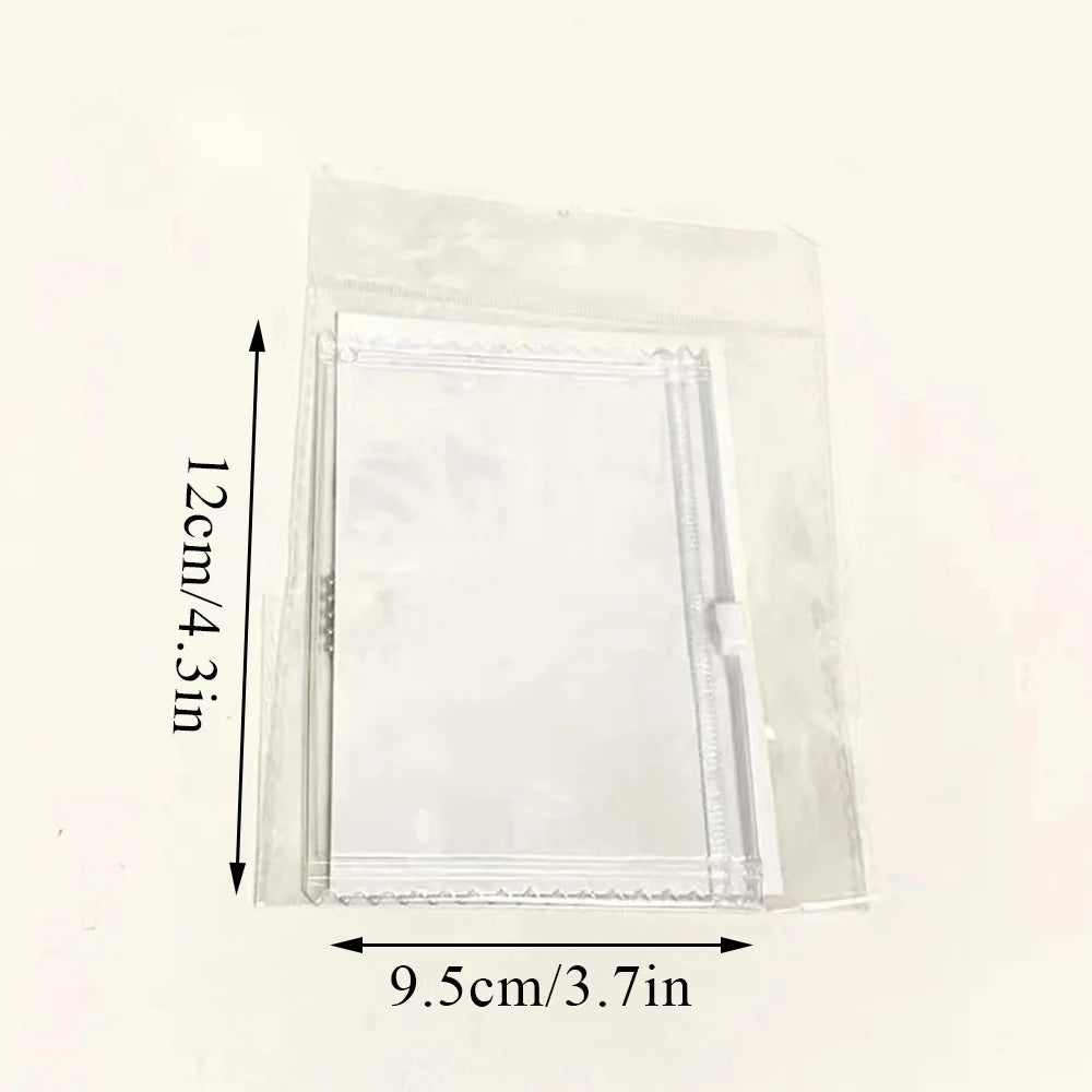 INS Transparent Candy Bag Badge Holder Korean Photocard Holder Display Bag Pendant Idol Photo Card Protective Cover