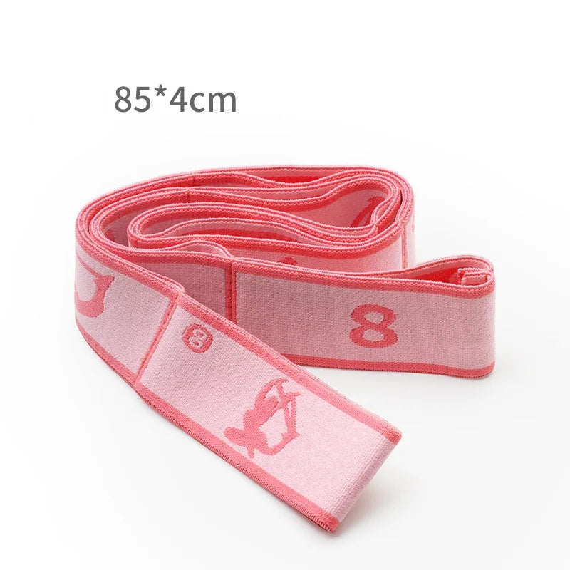 Yoga Stretch Strap Sports Exercise Resistance Bands For Dance Gymnastics Workout Pilates Stretch Belt For Physical