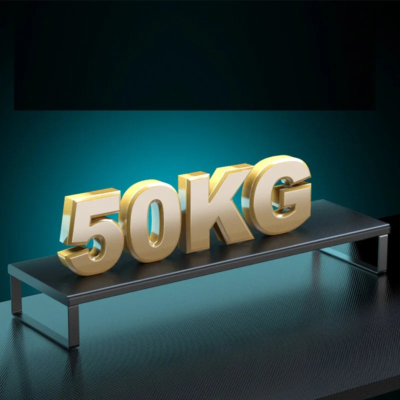 60CM Extended Monitor Stand Riser Heightened Desktop Computer Platform Stand for Laptops Office Metal Desk Support up