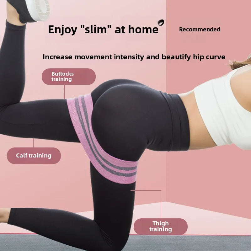 Squat Resistance Band Hip Bands Hip Turning Circle Hip Circle Elastic Band Indoor Training Fitness Yoga Rally Band