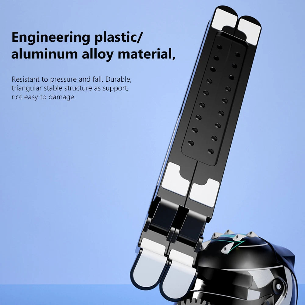 Laptop Cooling Pad with 2/4 Fans Foldable Laptop Cooling Fan RGB Silent Portable Laptop Holder 7 Height for 11-17.3