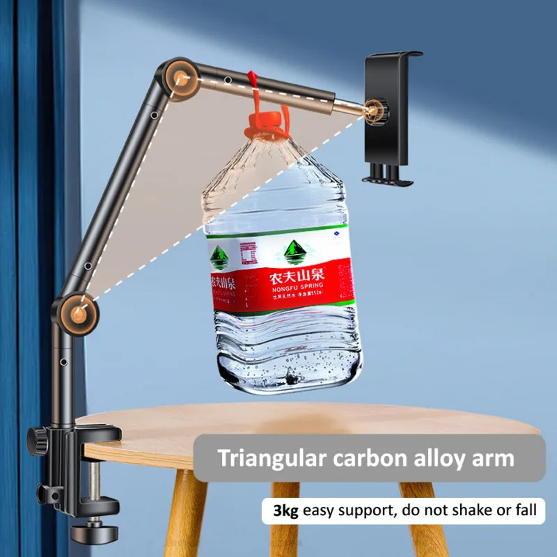 Tablet Phone Clip Holder Adjustable Cell Phone Lazy Holder Universal Bed Desktop Mount Smartphone Stand support