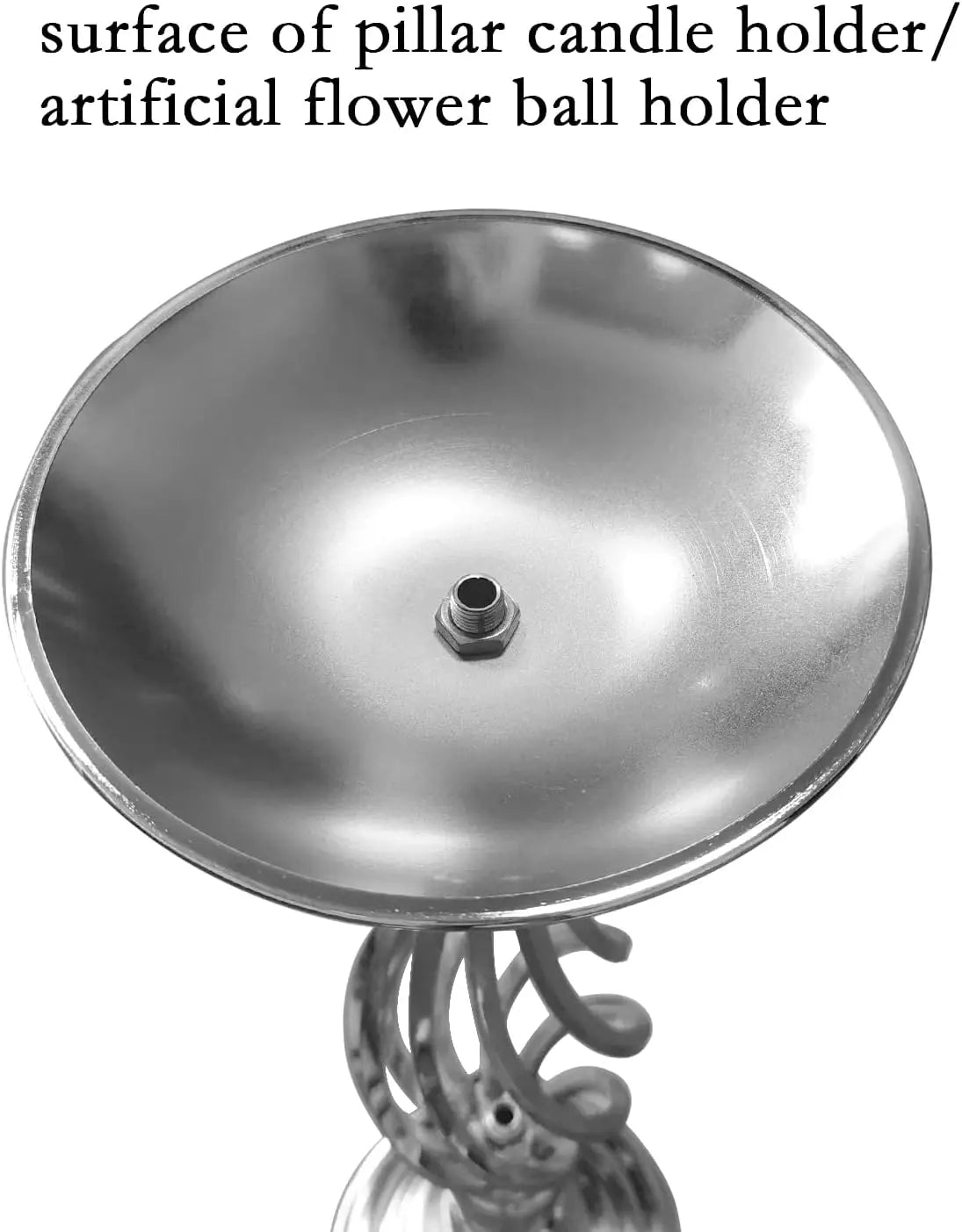 6pcs Silver Metal Flower Vases18.7Inches Wedding Vases Centerpieces for Tables Flower Stand for Party,Birthday Flowers