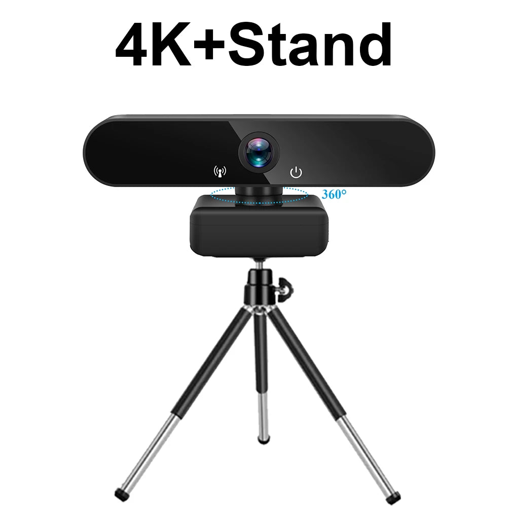 Full HD 4K Computer Web Camera 2K 1080P USB 3.0 Plug Webcam for Youtube Skyper Facebook Ins Online Video Chat