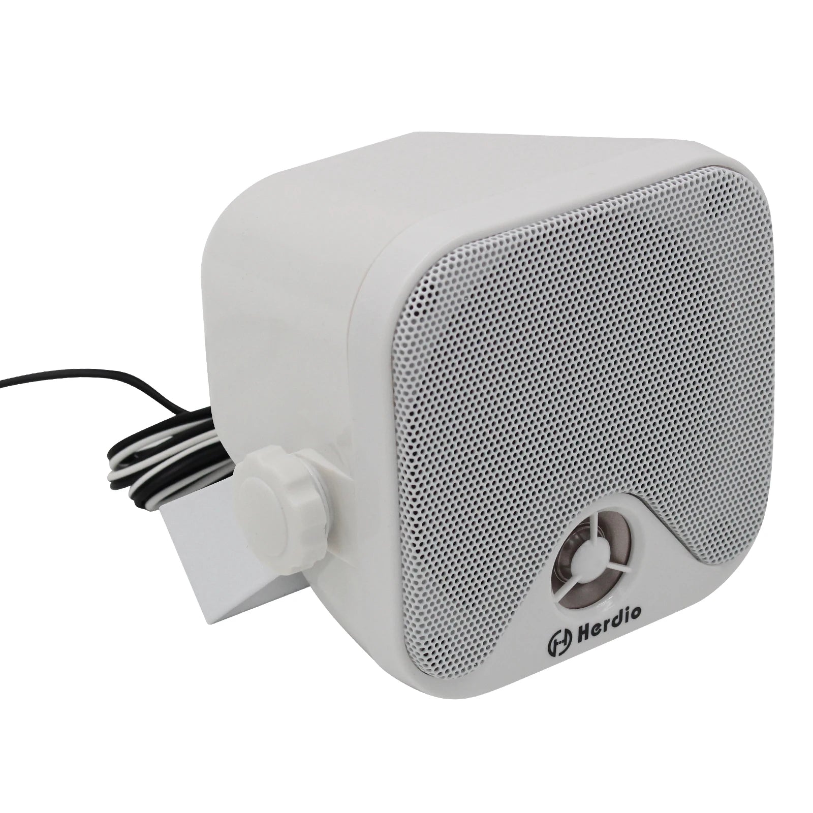 Herdio 4 Inch Heavy Duty Waterproof Boat Marine Box Outdoor Speakers Surface Mounted For Skid Steer ATV UTV RZR Golf