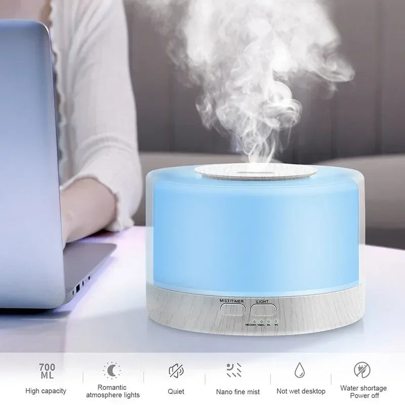 Electric Smell Distributor Humidifier Essential Oil Air Car Ionizer Bedroom Umidificator Environments Aroma Diffuser