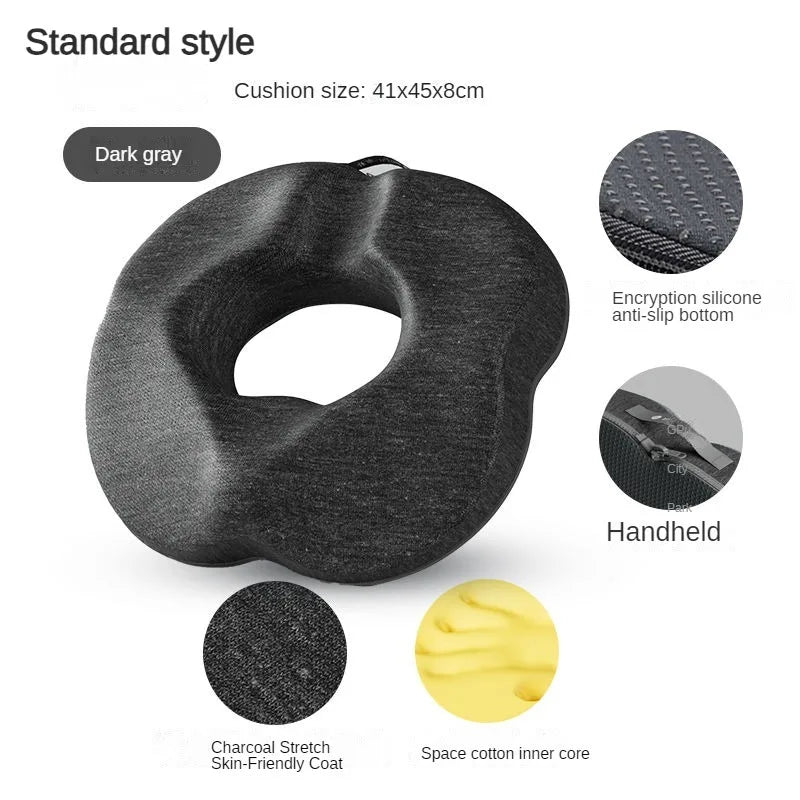 Donut Pillow Hemorrhoid Seat Cushion Tailbone Coccyx Orthopedic Medical Seat Prostate Chair for Memory Foam - Normal