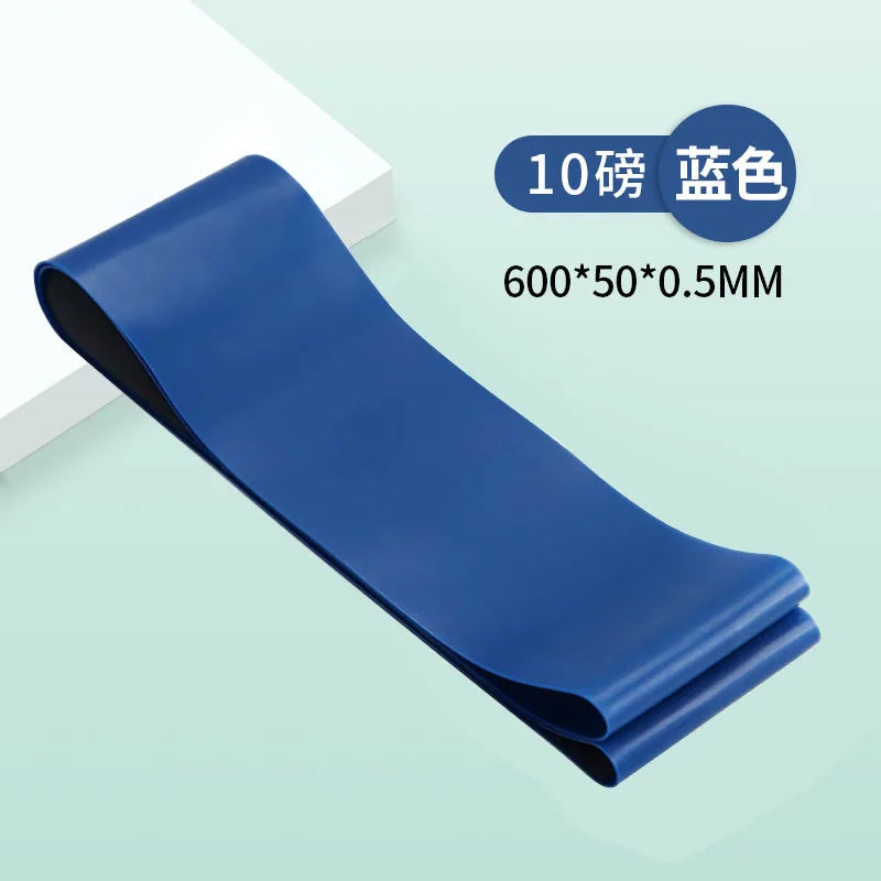 High Elasticity TPE Tensile Band Resistance Band Yoga Fitness Band Stretching Band Multifunctional Hip Loop Elastic